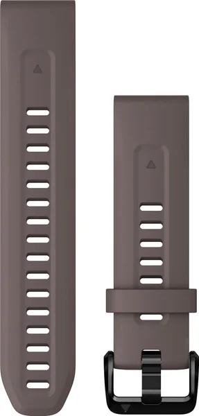 QuickFit 20 mm Shale Gray Silicone Band Säker betalning