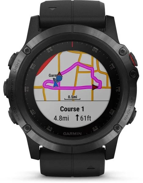 Fenix 5x Plus Kolgrå Titan med Titanarmband Billig