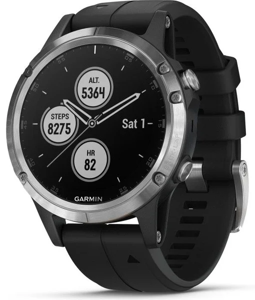 Fenix 5 Plus Sapphire Kolgrå Titan med titanarmband Begränsat erbjudande