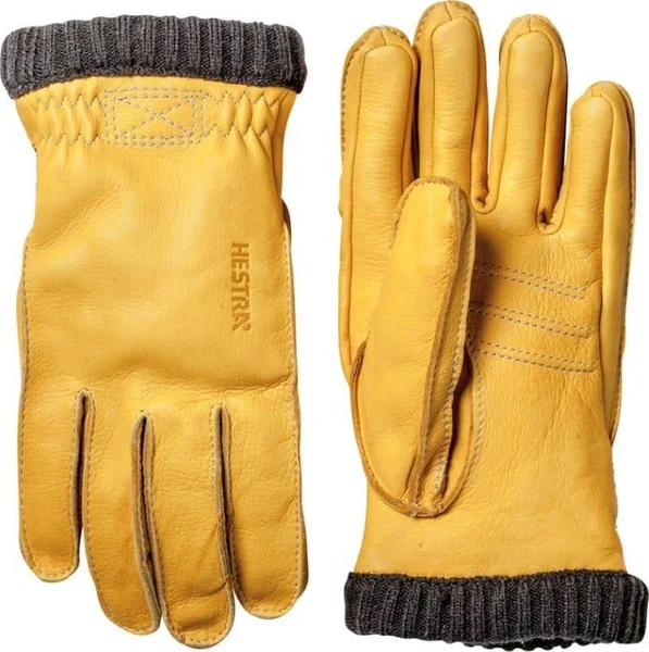 Outlet Deerskin Primaloft Rib Naturgul