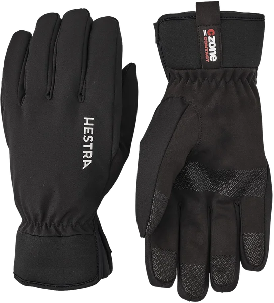 Begränsad tid CZone Contact Glove - 5 Finger Black