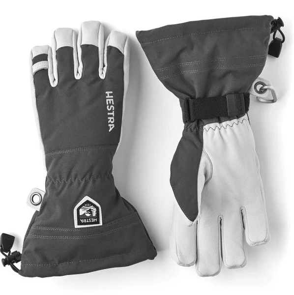 Säker betalning Army Leather Heli Ski - 5 Finger Grå