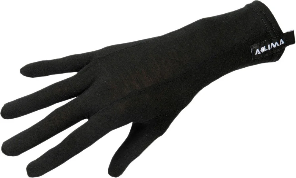Aclima LightWool Liner Gloves Jet Black Bästa pris