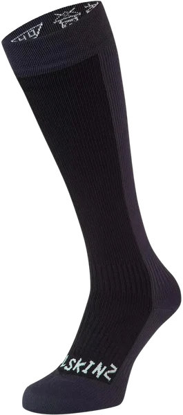 Worstead Waterproof Knee Sock Dark Grey/Black Säker betalning