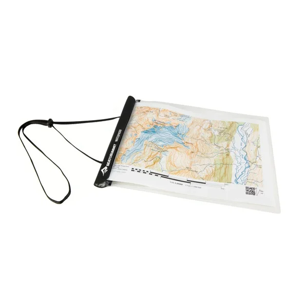 Map Case Small 21x30cm Waterproof Clear Clear Billig