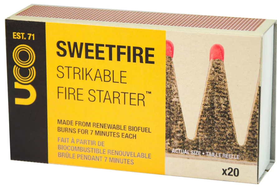 I lager SweetFire Strikeable Fire Starter 20-pack