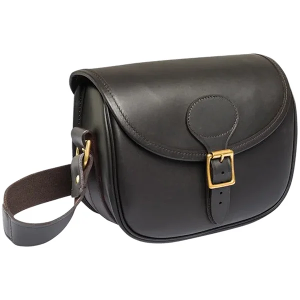 Säker betalning Terrain EVO Leather Cartridge Bag 100 Dark Brown