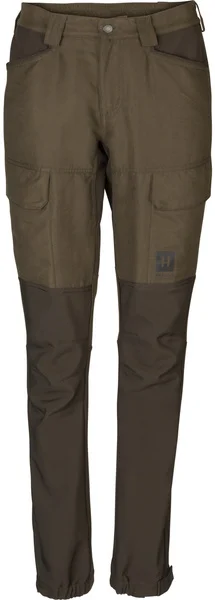 Scandinavian Trousers Women Green/Deep Brown Begränsat erbjudande