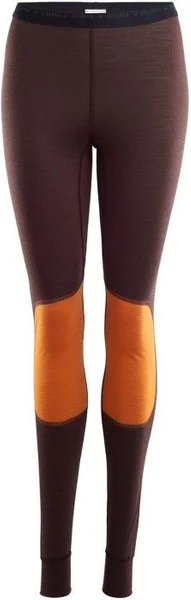 Aclima LightWool Reinforced Longs Woman Orange Popsicle/Bitter Chocolate Lågt pris