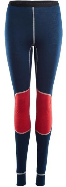 Aclima LightWool Reinforced Longs Woman Insignia Blue/High Risk Red Begränsat erbjudande