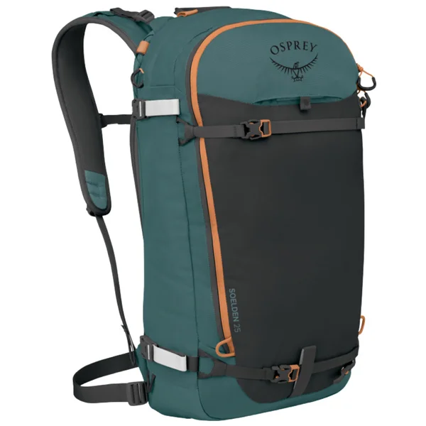 M's Soelden 25L Skidryggsäck Cascade Blue/Raven Black Extra rabatt