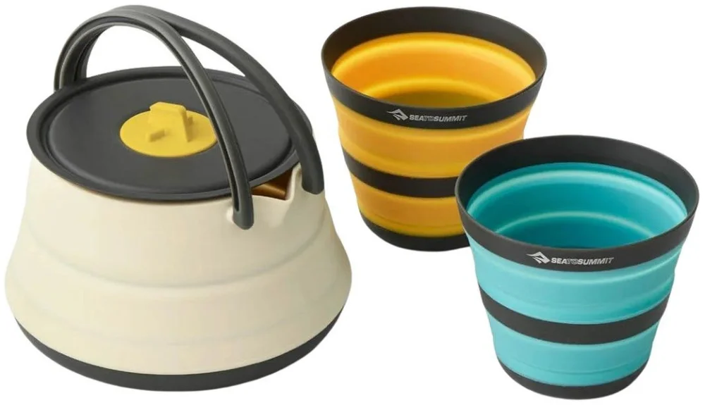 Sea To Summit Frontier UL Collapsible Kettle Cook Set 2Person 3-piece Outlet