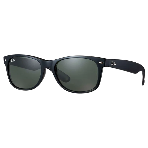 Endast denna vecka New Wayfarer Black Polished G-15 Green