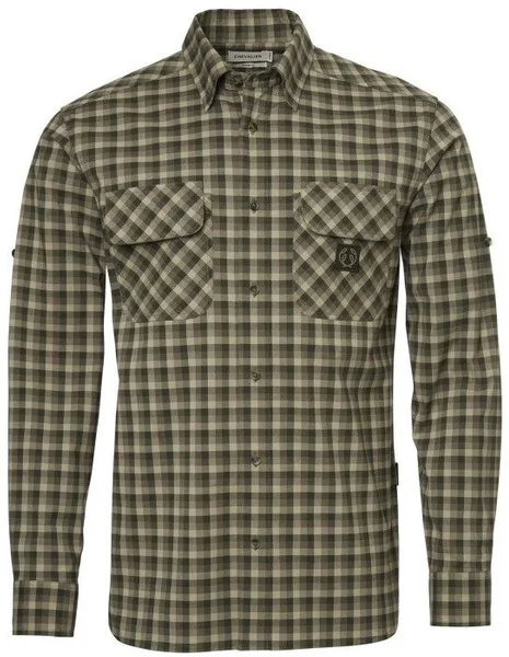 Fynd M's Creek Shooting Fit Coolmax Shirt Mink Brown Checked