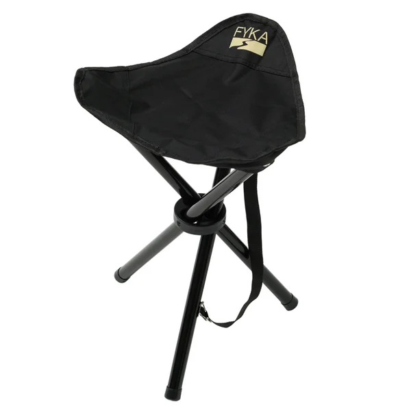 Palla Hopfällbar Tripod Campingpall Svart Handla nu
