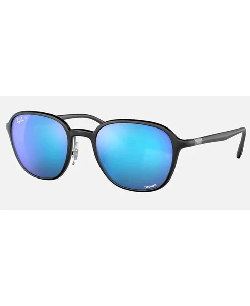 RB4341CH Sanding Black Polarized Blue Snabb leverans