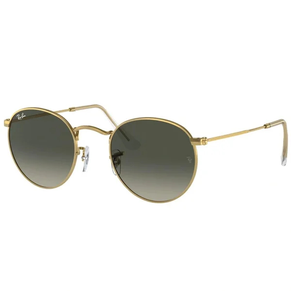 Extra rabatt Round Metal Gold Grey Gradient