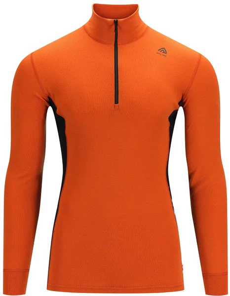 Kampanj Aclima WarmWool Mockneck M's Gold Flame/Jet Black