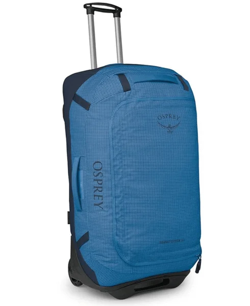 Trygg betalning Transporter Wheeled Duffel 90 Blue Flame/Scoria Blue