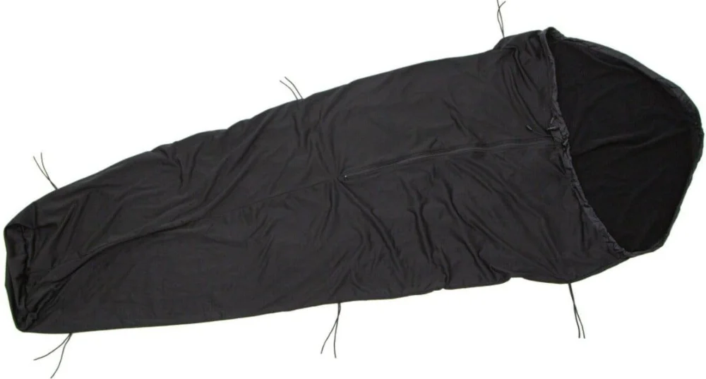 Grizzly Fleece Liner Mid Zip Black Handla nu