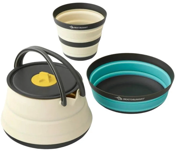 Endast denna vecka Sea To Summit Frontier UL Collapsible Kettle Cook Set 1Person 3-piece