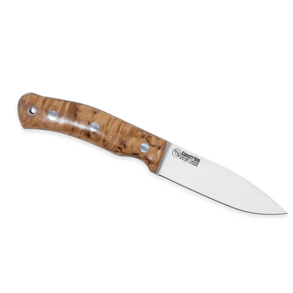 No.10 Swedish Forest Knife Masur Stabiliserat Skaft Flatslipad Premium