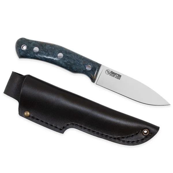 Sänkt pris No.10 Swedish Forest Knife Stabiliserat Skaft Blå