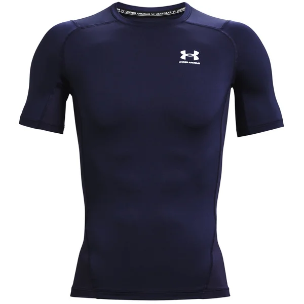 Handla nu UA HG Armour Comp SS Midnight Navy