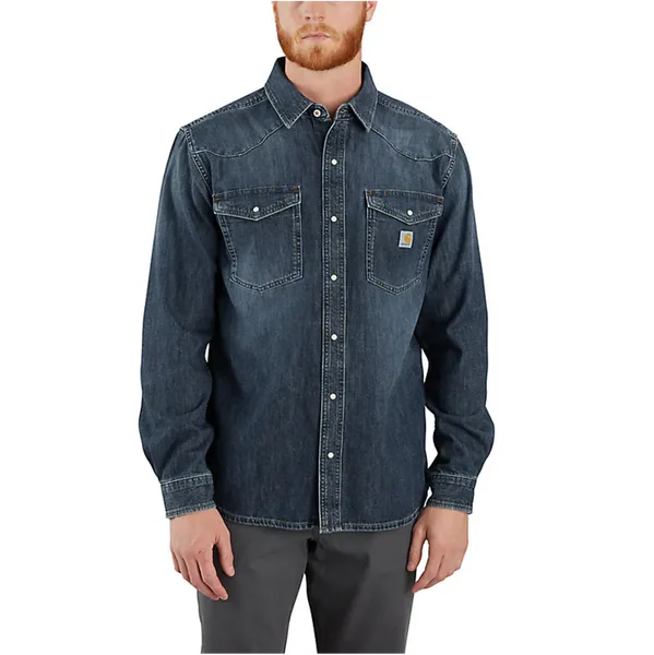 Fynd Denim L/S Snap Front Shirt Wyatt