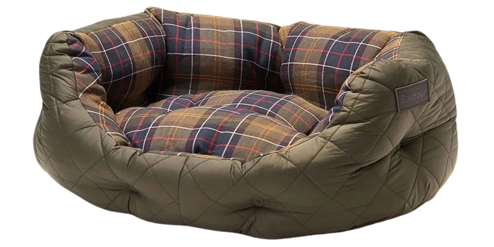 Rea Quilted Dog Bed 24'' Olive