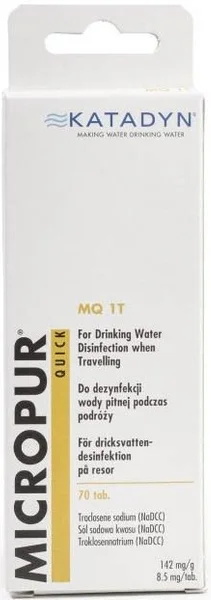 Vattenreningstabletter Micropur Quick 70 tabletter Kundfavorit