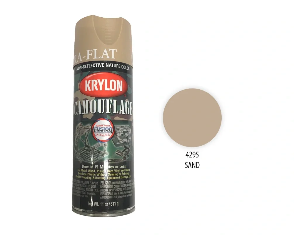 Krylon Spray camouflagefärg Sand Begränsat erbjudande