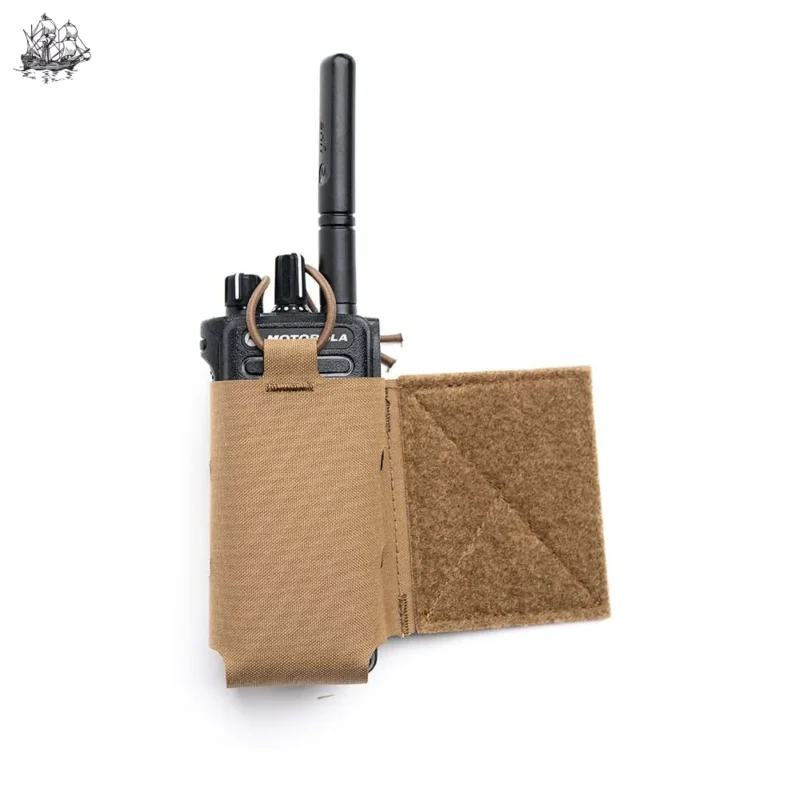 Side Flap Radio Pouch Motorola APEX Coyote Brown Left Kundfavorit
