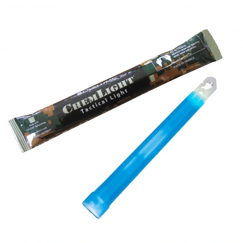 Cyalume Chemlight 6" Blue Lightstick 8H Trygg betalning
