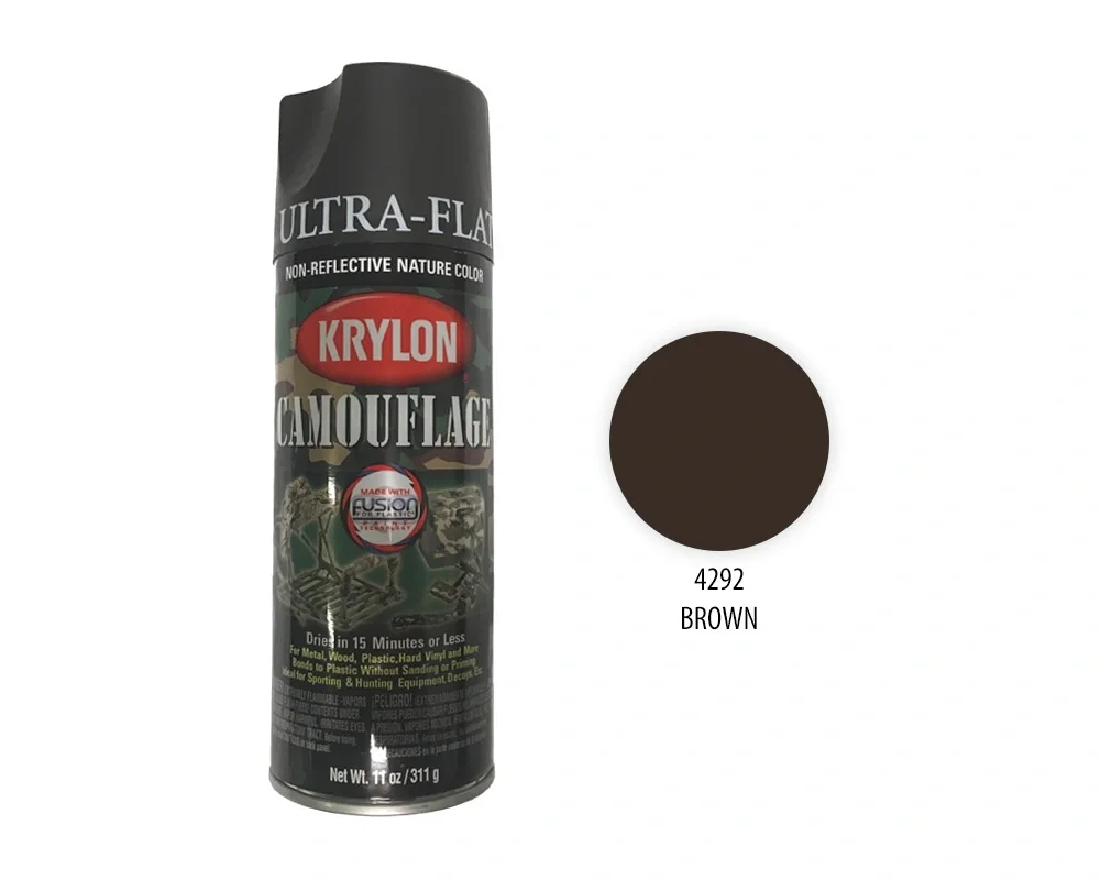 Krylon Spray camouflagefärg Brown Fynd