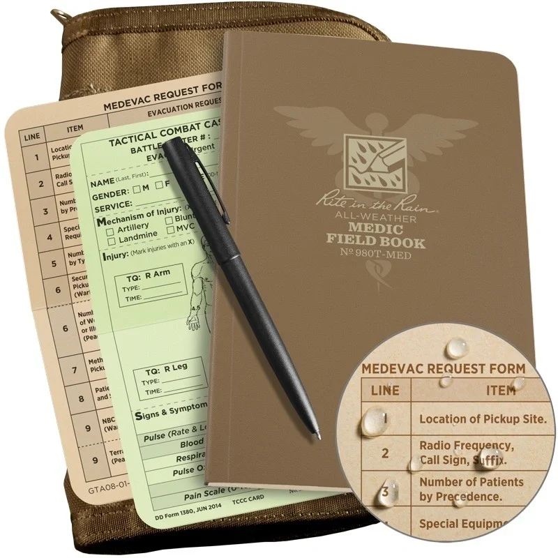 Medic Book Kit - Tan Book / Tan Cover Fynd