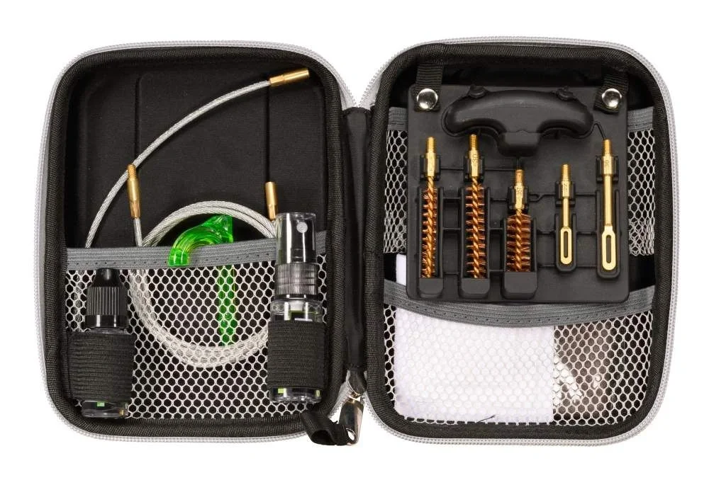 Begränsat antal EVA CASE - CABLE PULL THROUGH CLEANING KIT (.223 CAL / .30 CAL / 9MM) - BLACK WITH GRAY TRIM