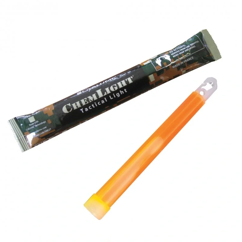 Outlet Cyalume Chemlight 6" Orange Lightstick 12H